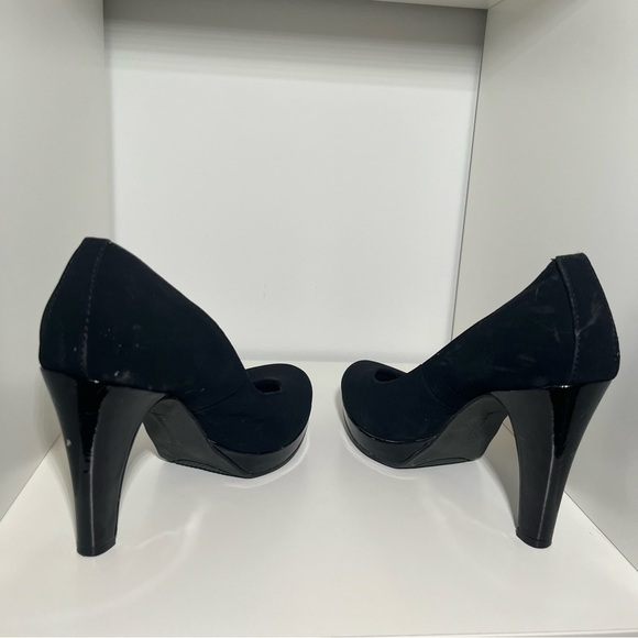 Black Suede Maurice’s Heels - Picture 2 of 7